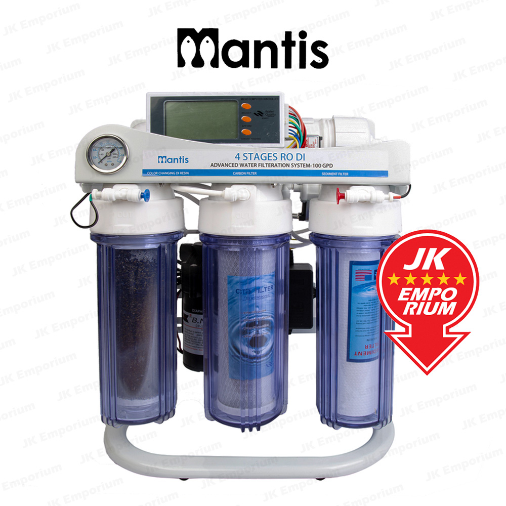 Mantis 4 Stage RO DI Advanced Water Purification Filtration System ...