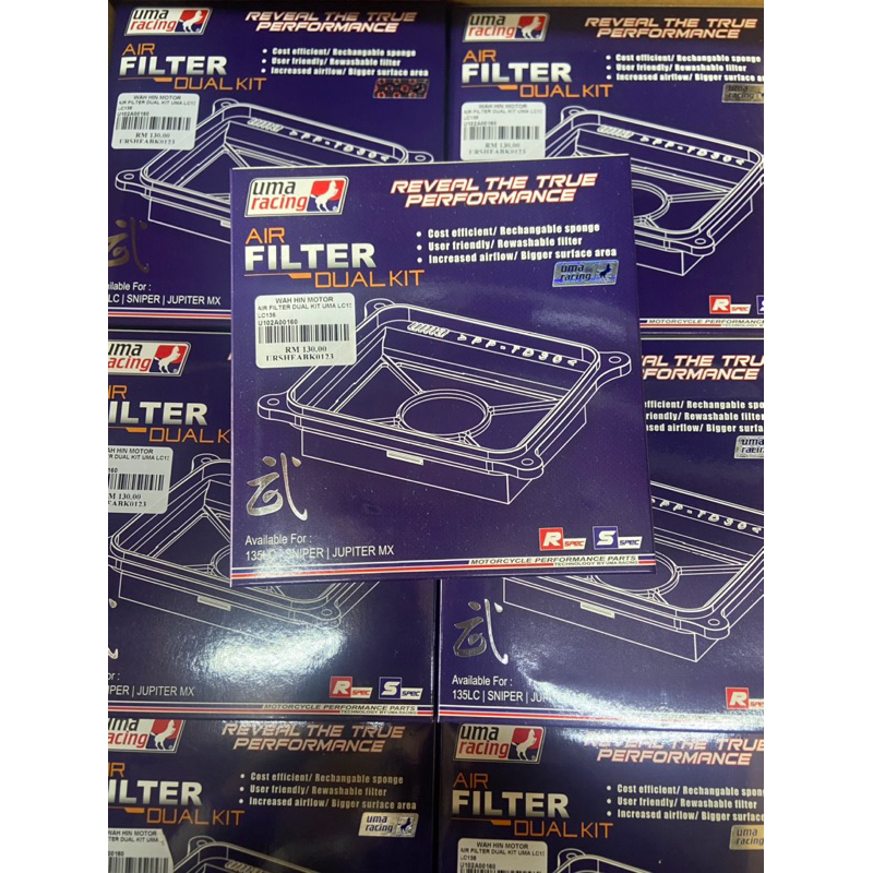 100% ORIGINAL UMA RACING Air Filter UMA Y15 Y16 LC135 RS150 RSX NVX155 ...