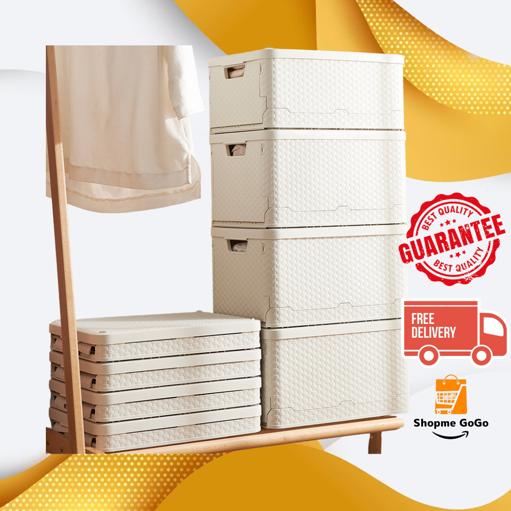Foldable storage moisture-proof dust-proof waterproof plastic book box ...