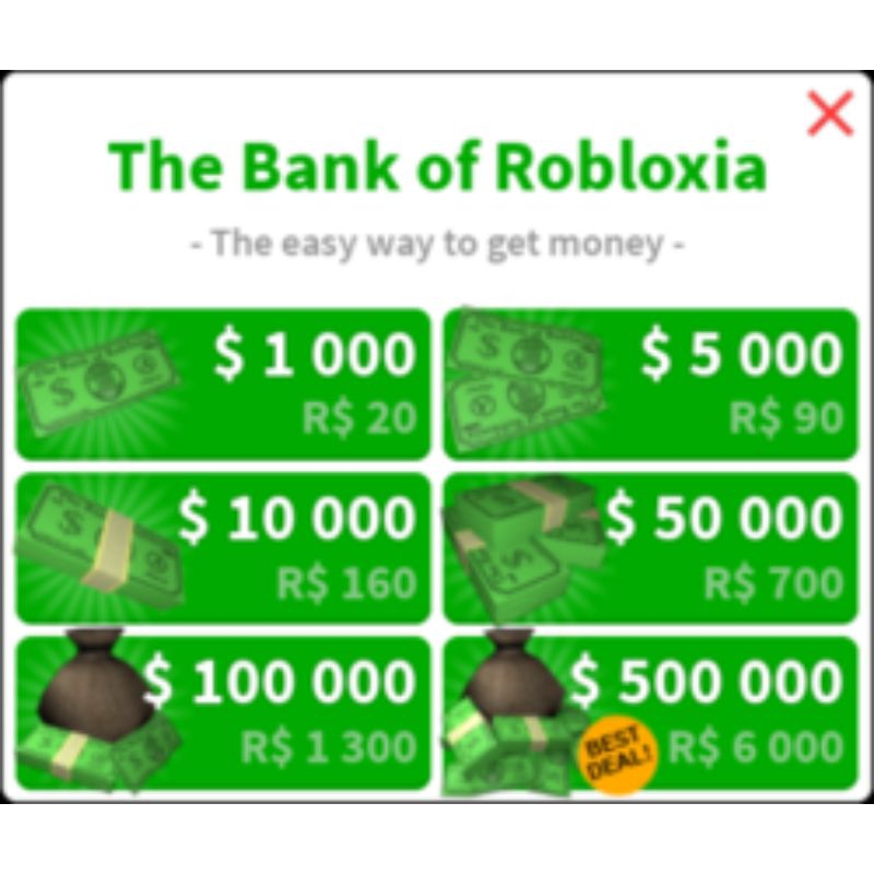 Bloxburg Money/Bucks(Read Description) Shopee Malaysia