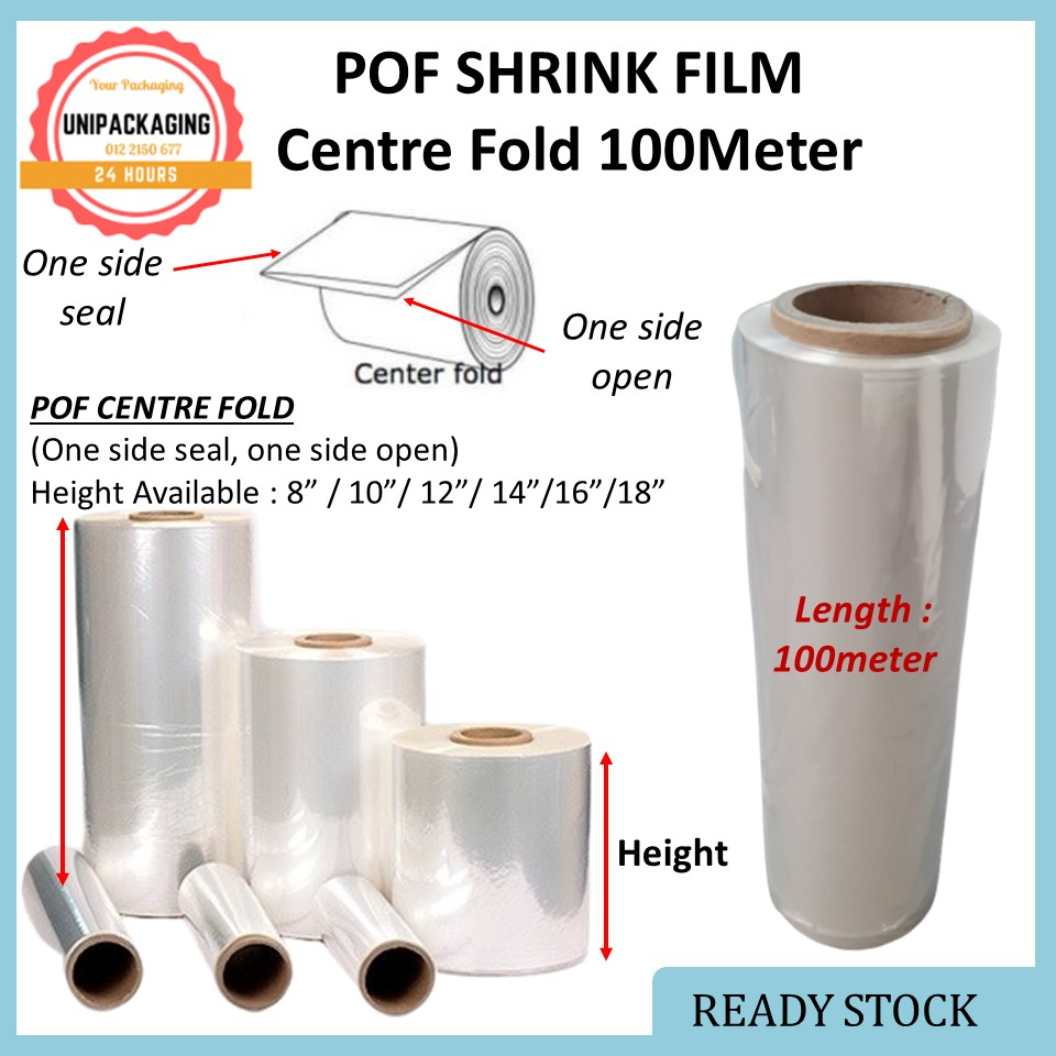 POF Shrink Film Heat Shrink Food grade Shrink Soft Polyolefin Shrink