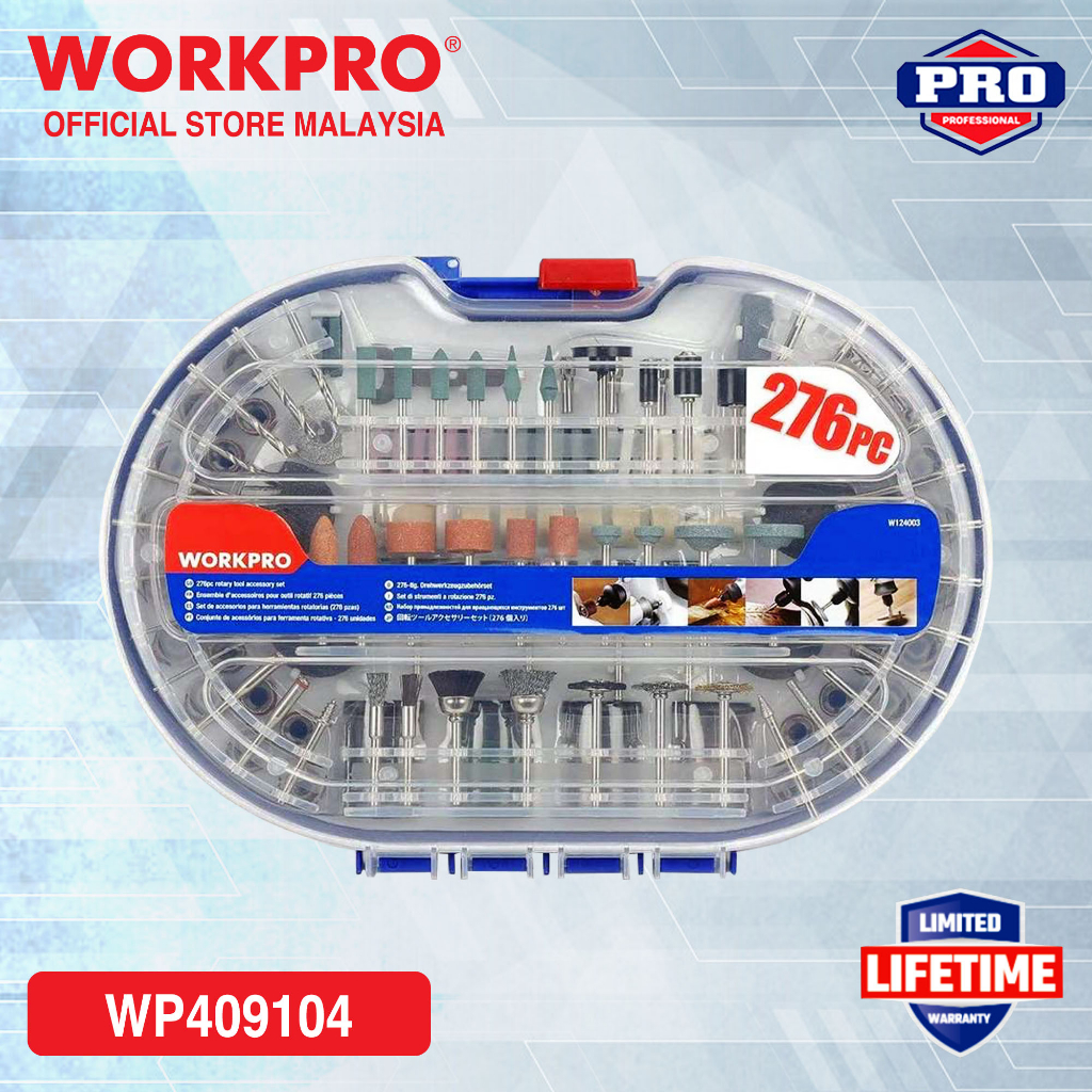 WORKPRO 276PC Rotary Cutter Accessoris Set | Shopee Malaysia
