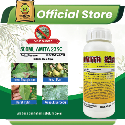 AMITA 23SC @ 500ml Racun Kulat azoxystrobin 23.0% (sama dengan Amistar ...