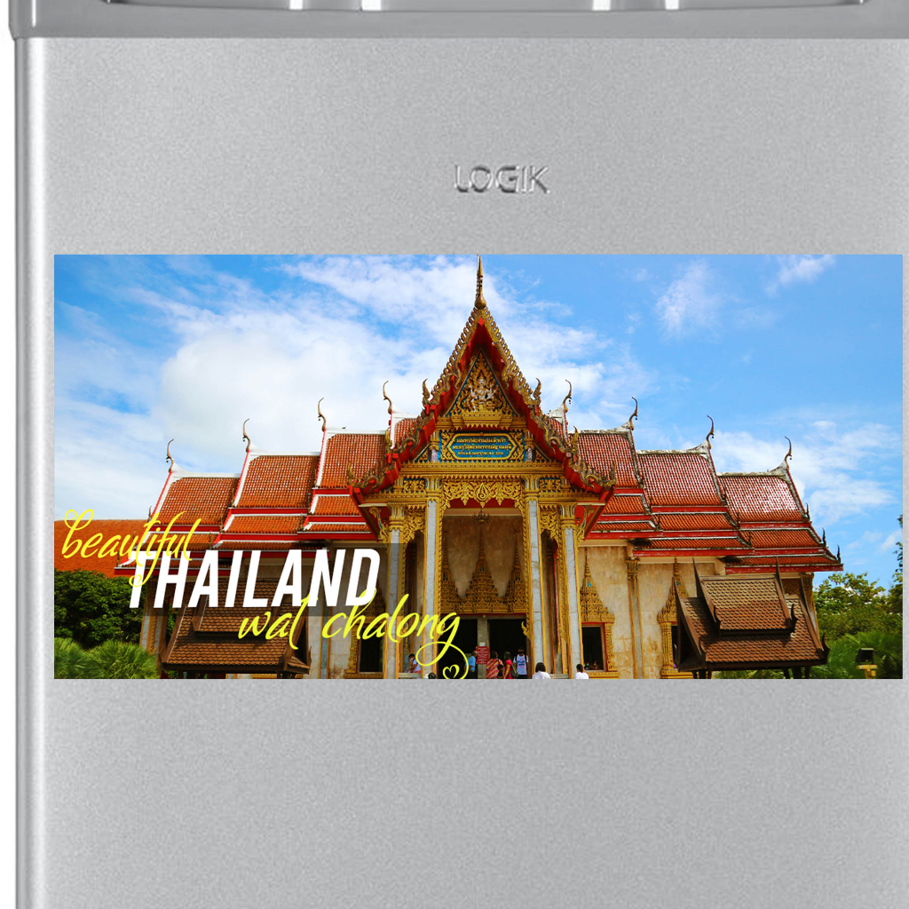 Thailand Hatyai Phuket Krabi Gift Souvenir Fridge Sheet 10 cm x