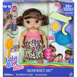 Baby alive clearance snackin noodle