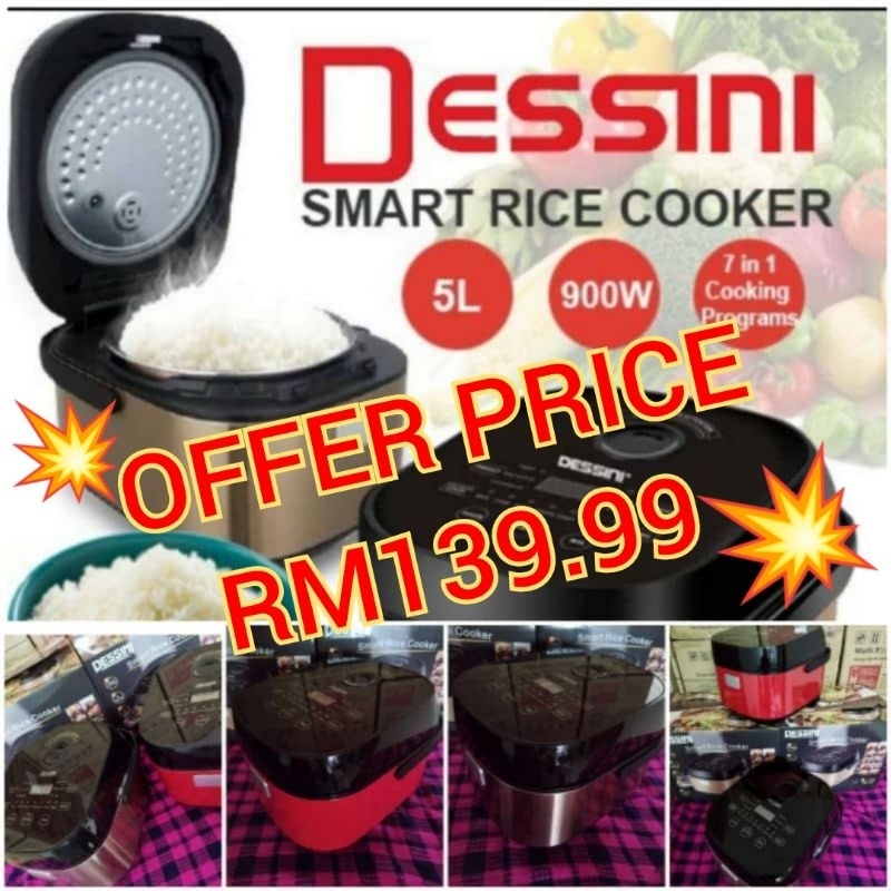 DESSINI RICE COOKER SL/Auto cooker rice digital multi cooker PERIUK ...