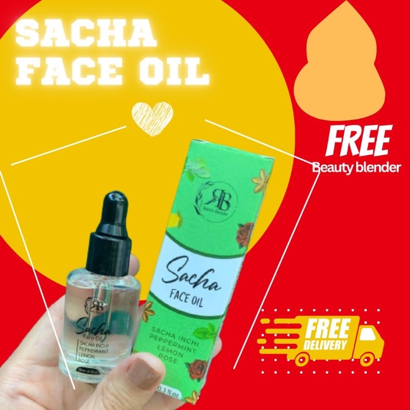 SACHA FACE OIL MINYAK SACHA INCI PRIMER MAKEUP KULIT KERING DRY SKIN