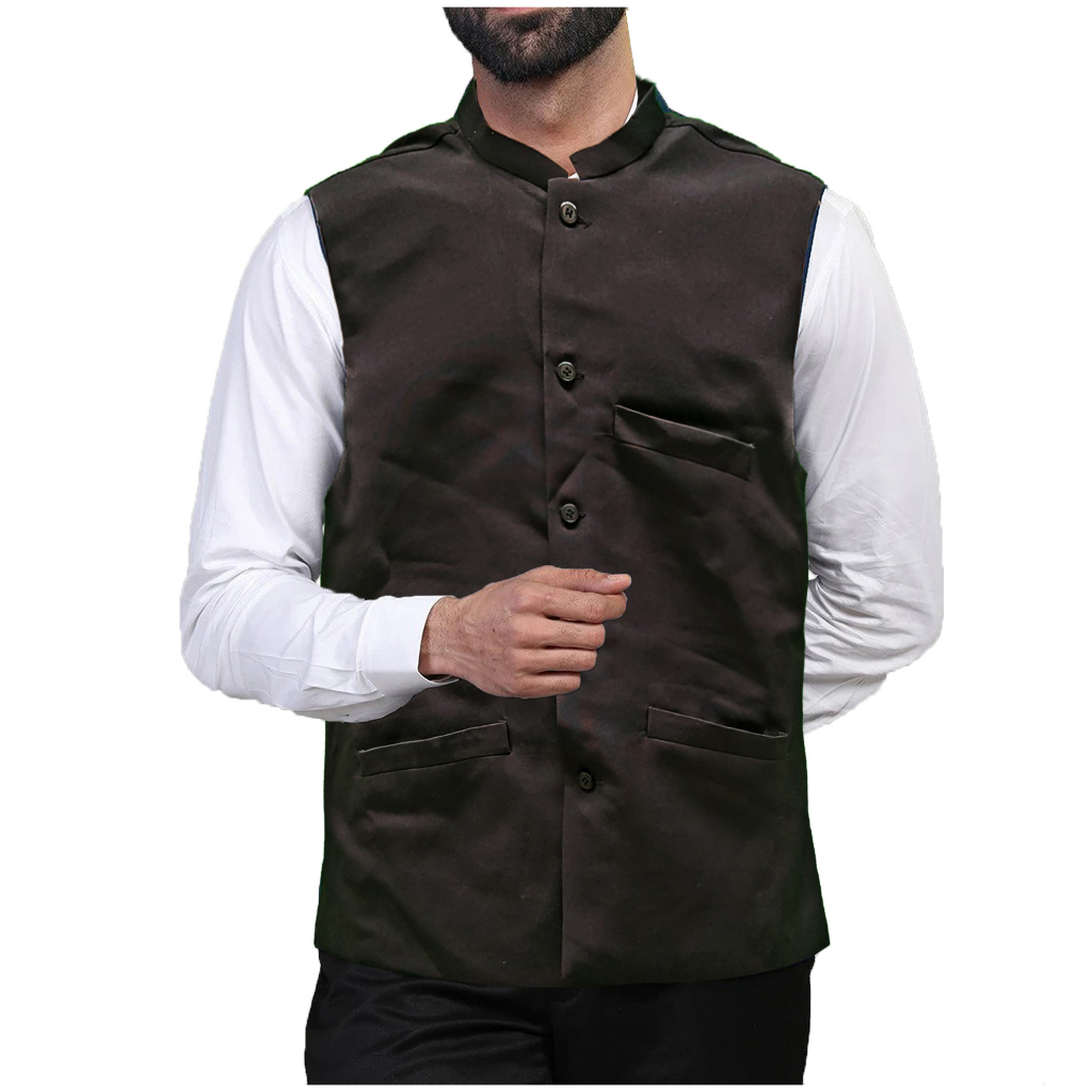 Afghani Waistcoat Formal Business Suit Vest Wedding Coat Wasket ...