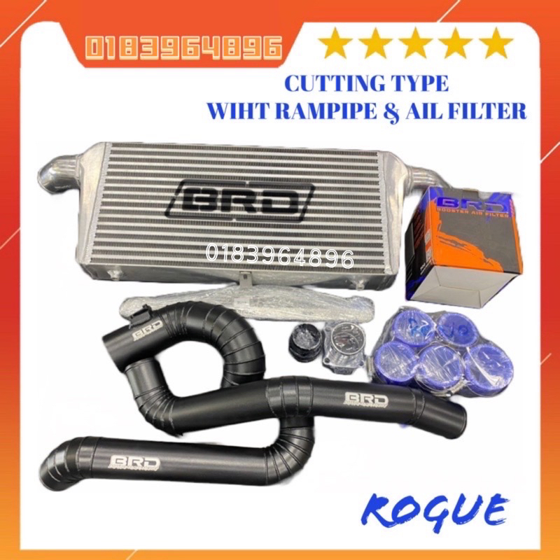 🇹🇭 BRD INTERCOOLER WITH PIPING KIT TOYOTA HILUX REVO ROCCO ROGUE HIGH PERFORMANCE HIGH QUALITY