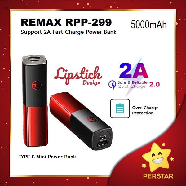 REMAX RPP-299 5000mAh Powerbank Original Flight Safe Travel Mini ...