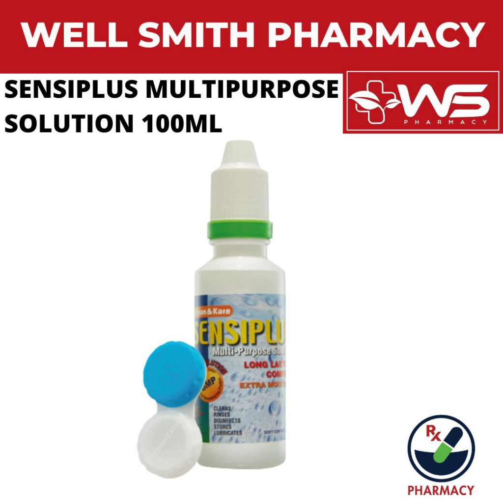 SENSIPLUS MULTIPURPOSE SOLUTION 100ML (FREE LENS CASE) | Shopee Malaysia