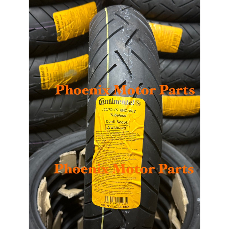 Continental scooter Conti Scooter Scoot Tyre Tayar 110/70-13 / 130/70 ...