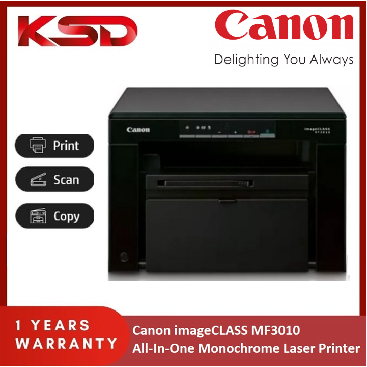 Canon imageCLASS MF3010 AllInOne Monochrome Laser Printer Home Office