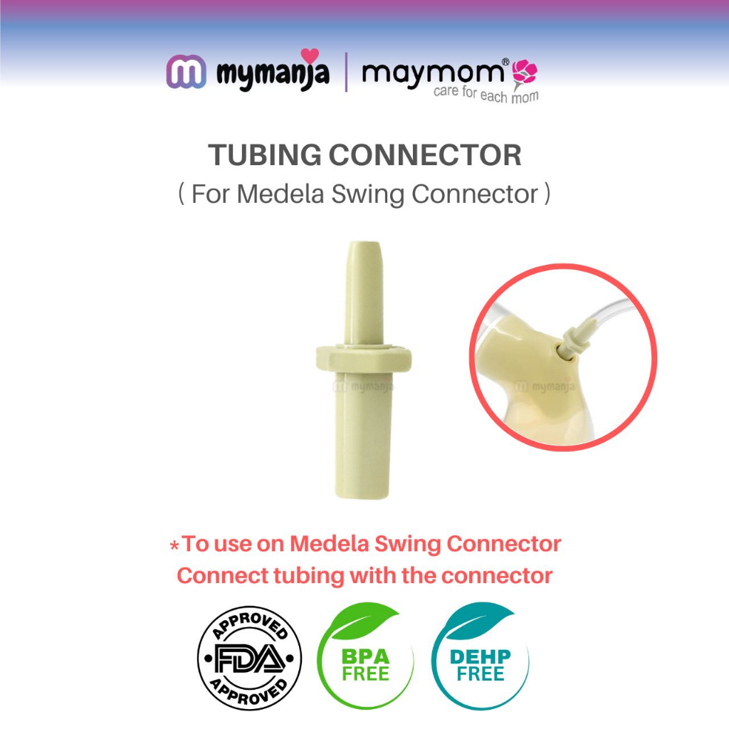 MAYMOM Tubing Connector for Medela Swing Connector [ Breast Pump