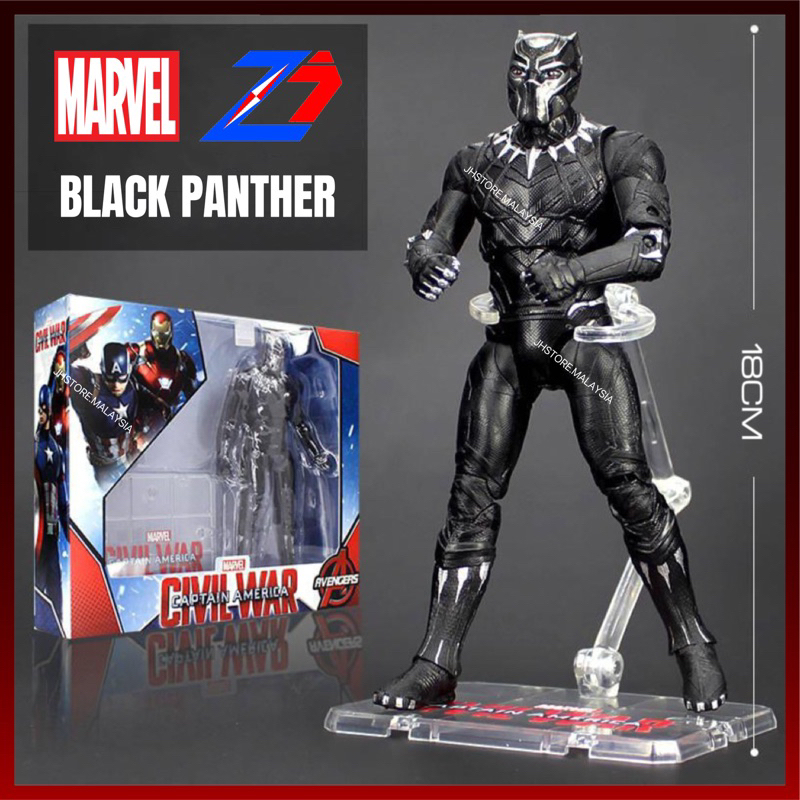 Black Panther Action Figure / ZD TOYS Black Panther Marvel Figure ...