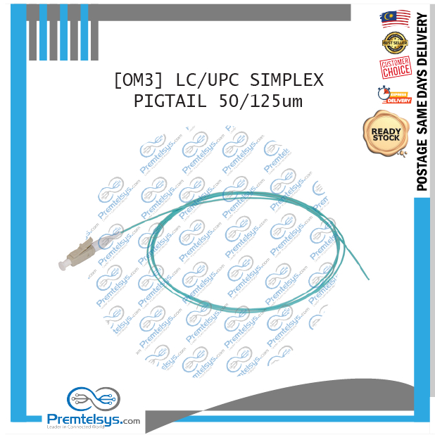 [PIGTAIL] OM3 LC/UPC Multimode Simplex 50/125um | Shopee Malaysia