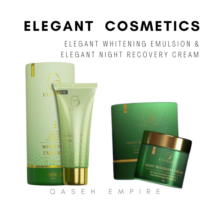 ELEGANT Whitening Emulsion Sunscreen Elegant Moisturizer Shine