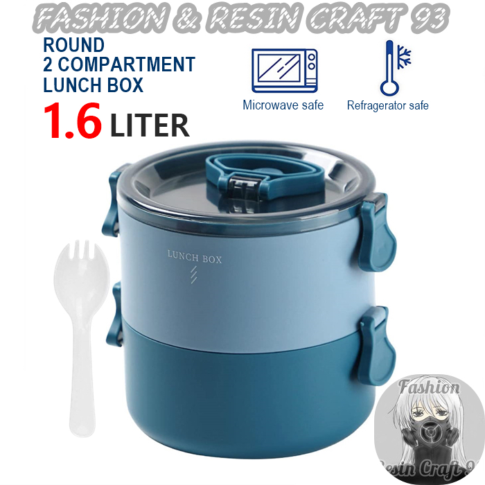 Convenient Rounded Heat-resistant Microwave Box Student Meals Container ...