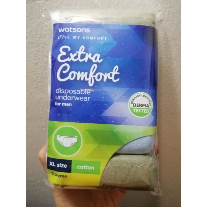 Watsons Disposable Underwear for Ladies and Men Cotton / Polypropylene