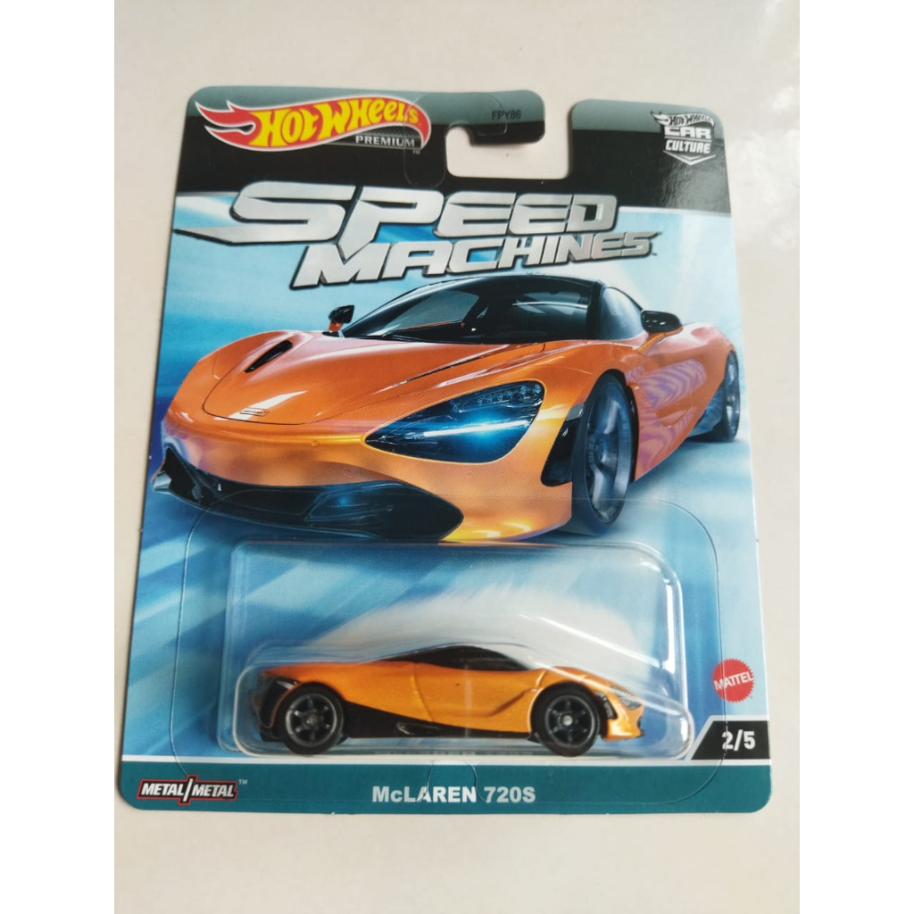 Hot Wheels Premium Car Culture Speed Machines Mclaren 720s Shopee Malaysia 5736