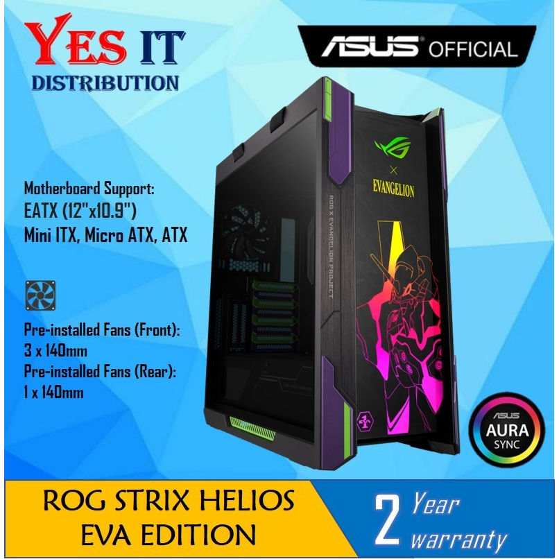 ASUS ROG Strix Helios GX601 RGB / GX601 EVA EDITION ATX/EATX Mid-tower  Gaming Case Casing