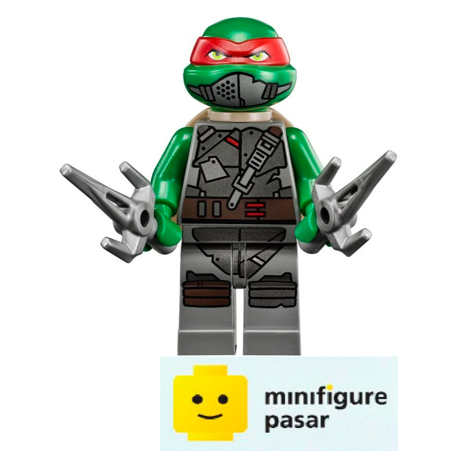 tnt026 Lego Teenage Mutant Ninja Turtles 79119 - Raphael with Armor ...