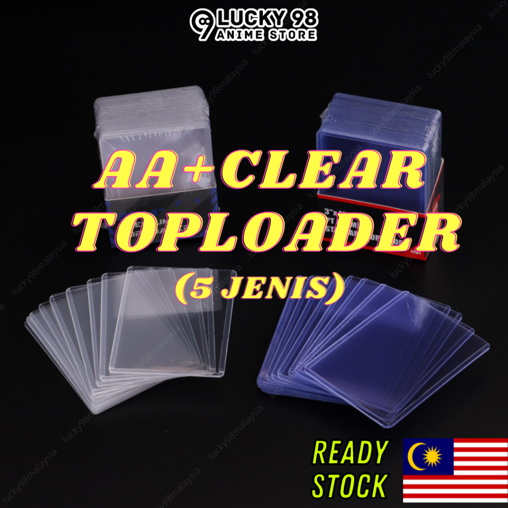 TOPLOADERS Photocards Sleeve Sticker Top Loader Ultra Pro HD Clear