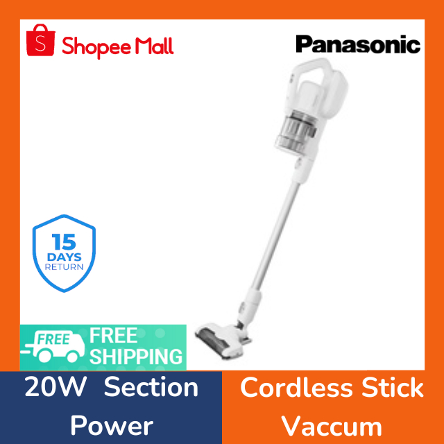 Panasonic Cordless Stick Vacuum Cleaner MCSBV01W147 Shopee Malaysia