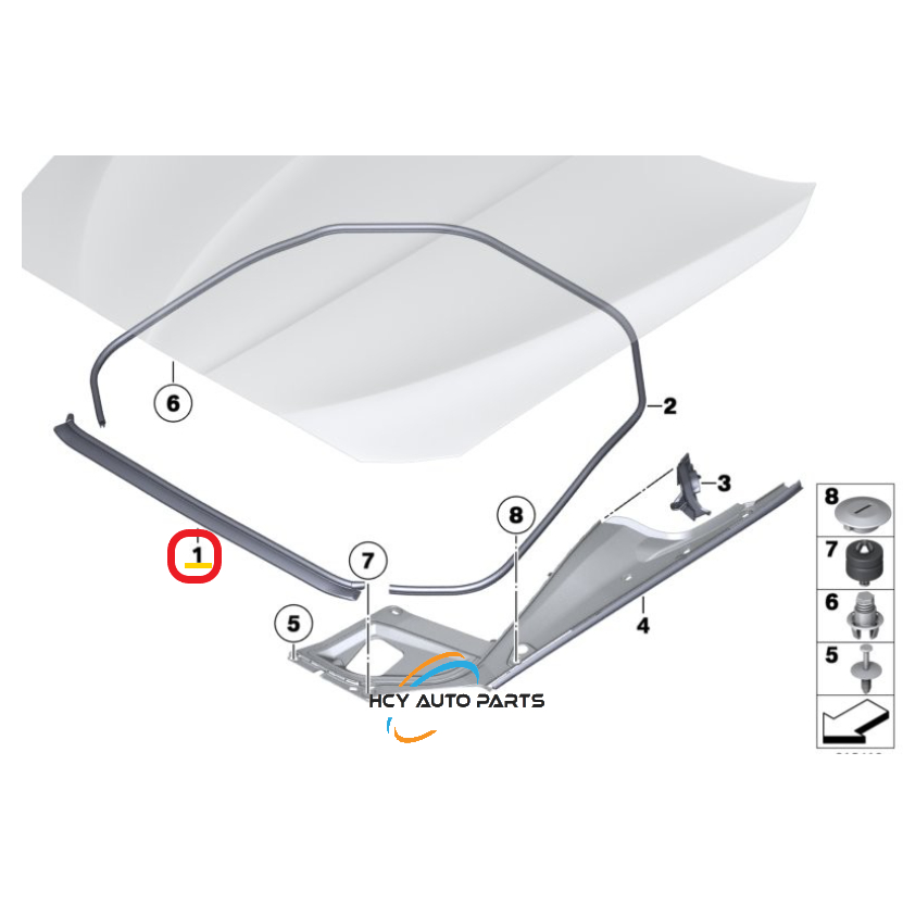BMW F10 Engine Bay Rubber Bumper Top Rubber Shopee Malaysia