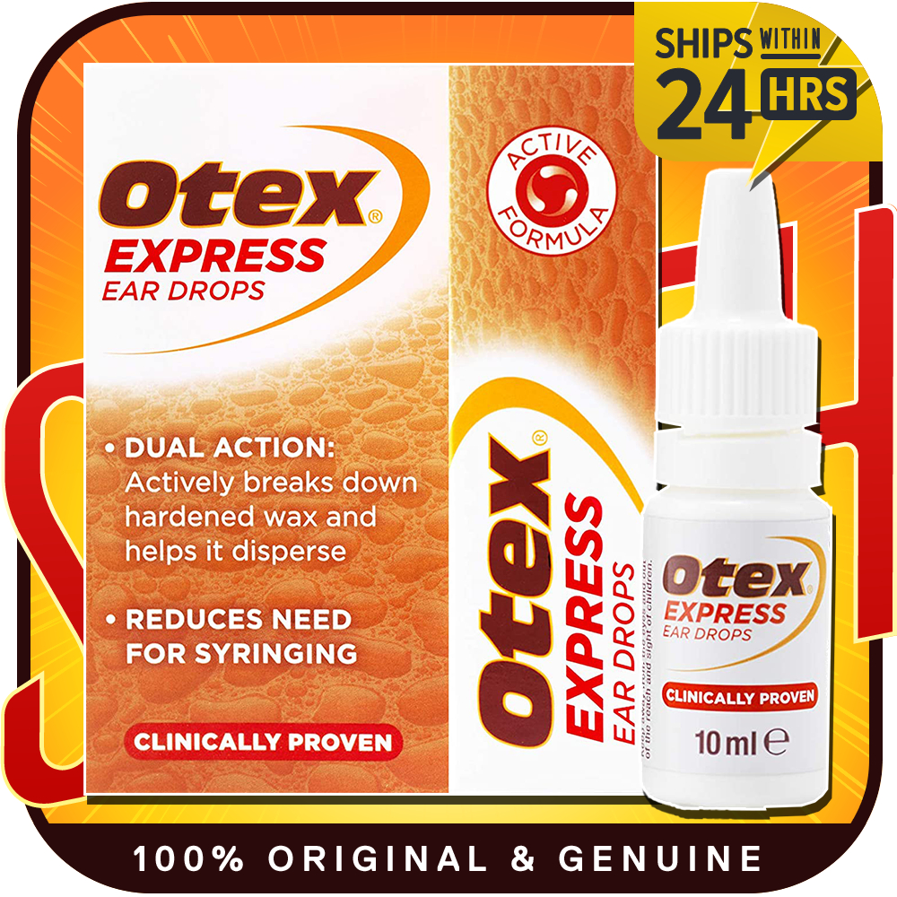 Otex Express Ear Drops, Clinically Proven Ear Wax Removal Drops for
