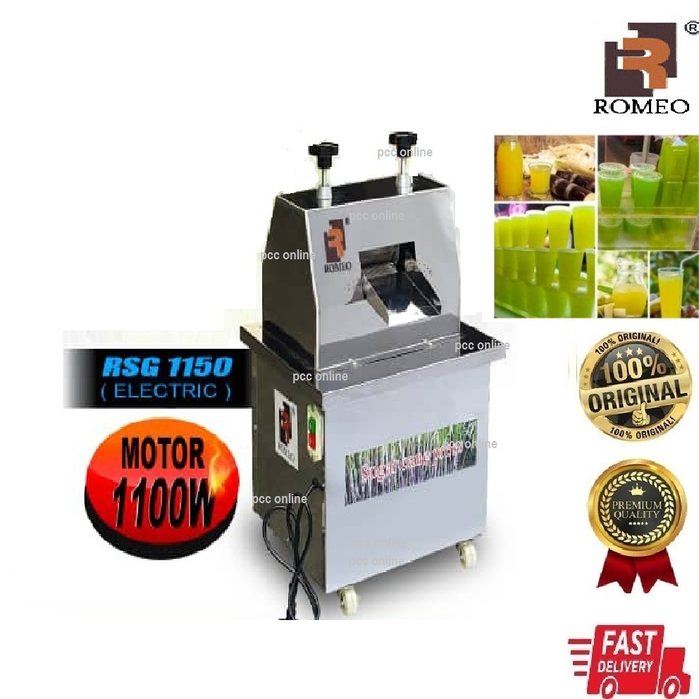 ROMEO RSG1150 Stainless Steel Sugarcane Juicer Machine/Mesin Tebu ...