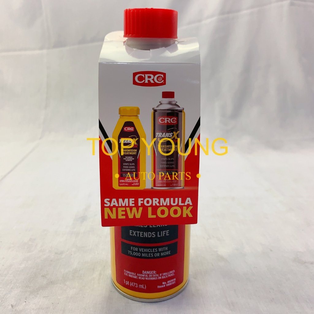 CRC TRANSX 75K AUTO TRANSMISSION TREATMENT STOP SLIPS & FIXES LEAKS