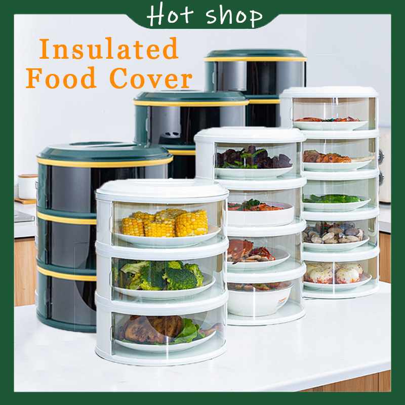 3/4/5 Food Cover Transparent Food Shelf Food Storage Food Preservation