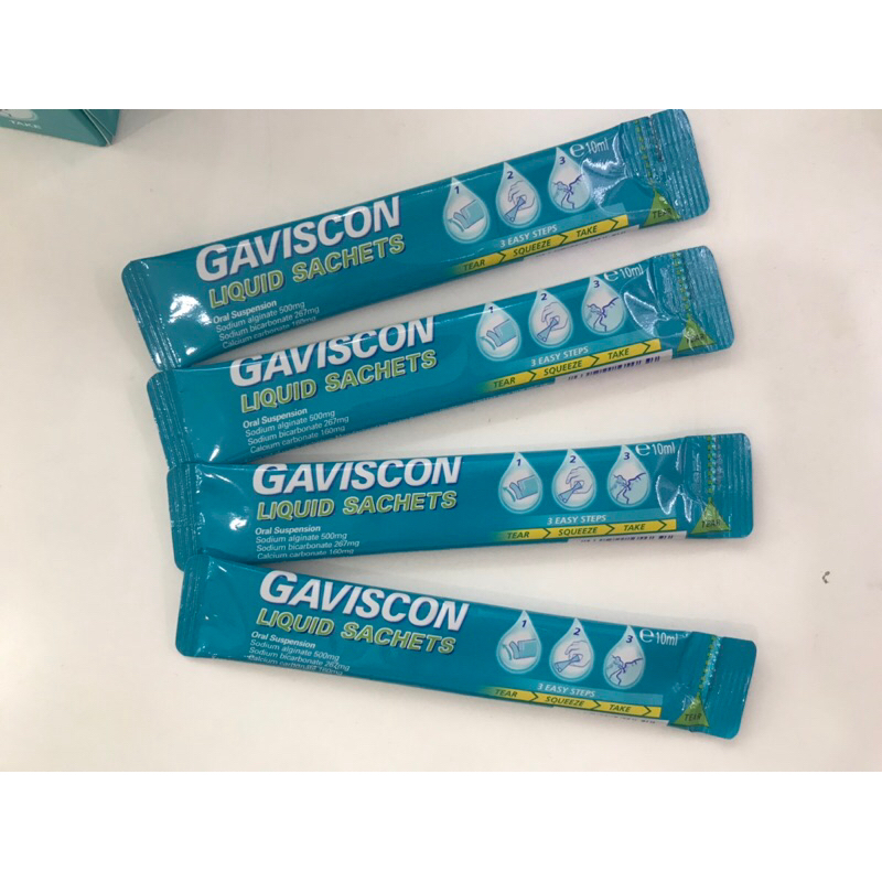 GAVISCON LIQUID SACHETS PEPPERMINT FLAVOUR (1PACK=10ml) ( RELIEVE