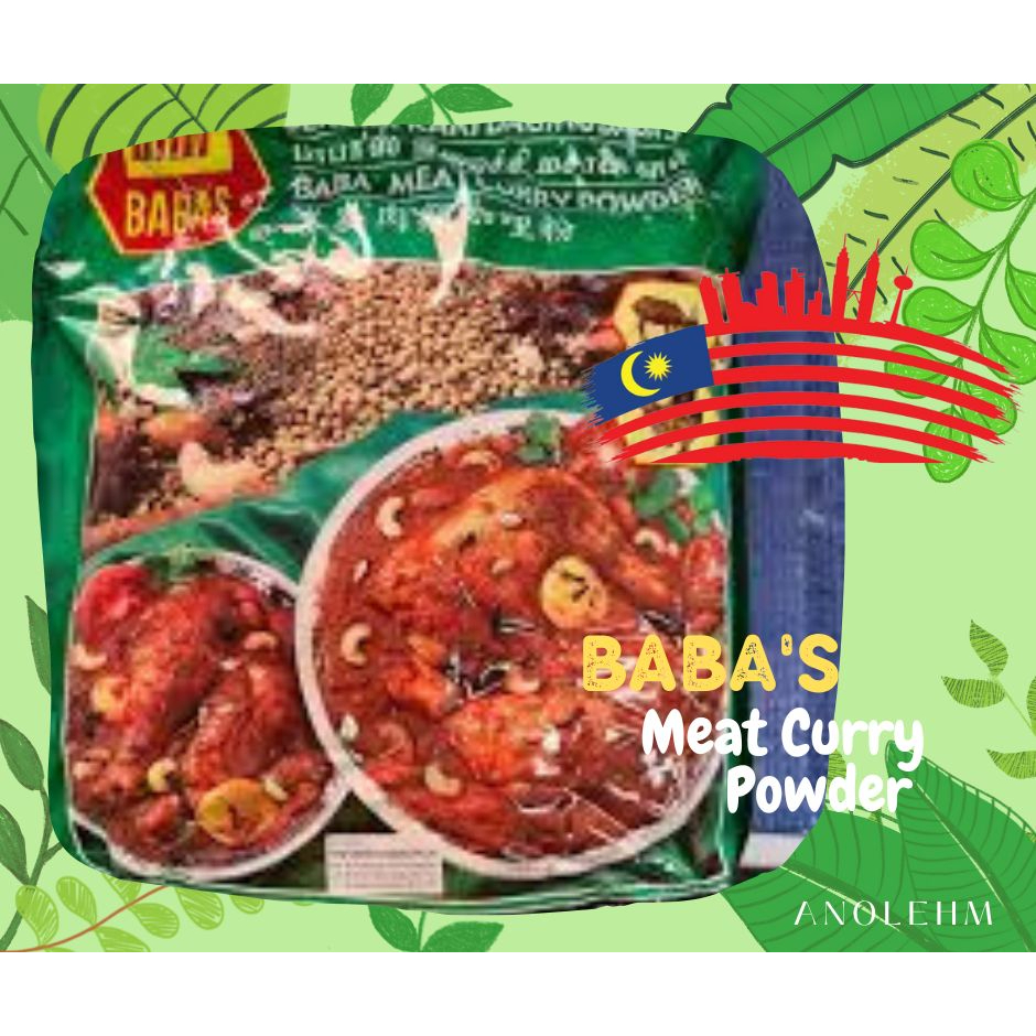 Babas Meat Curry Powder 250g (Made in Malaysia) Shopee Malaysia
