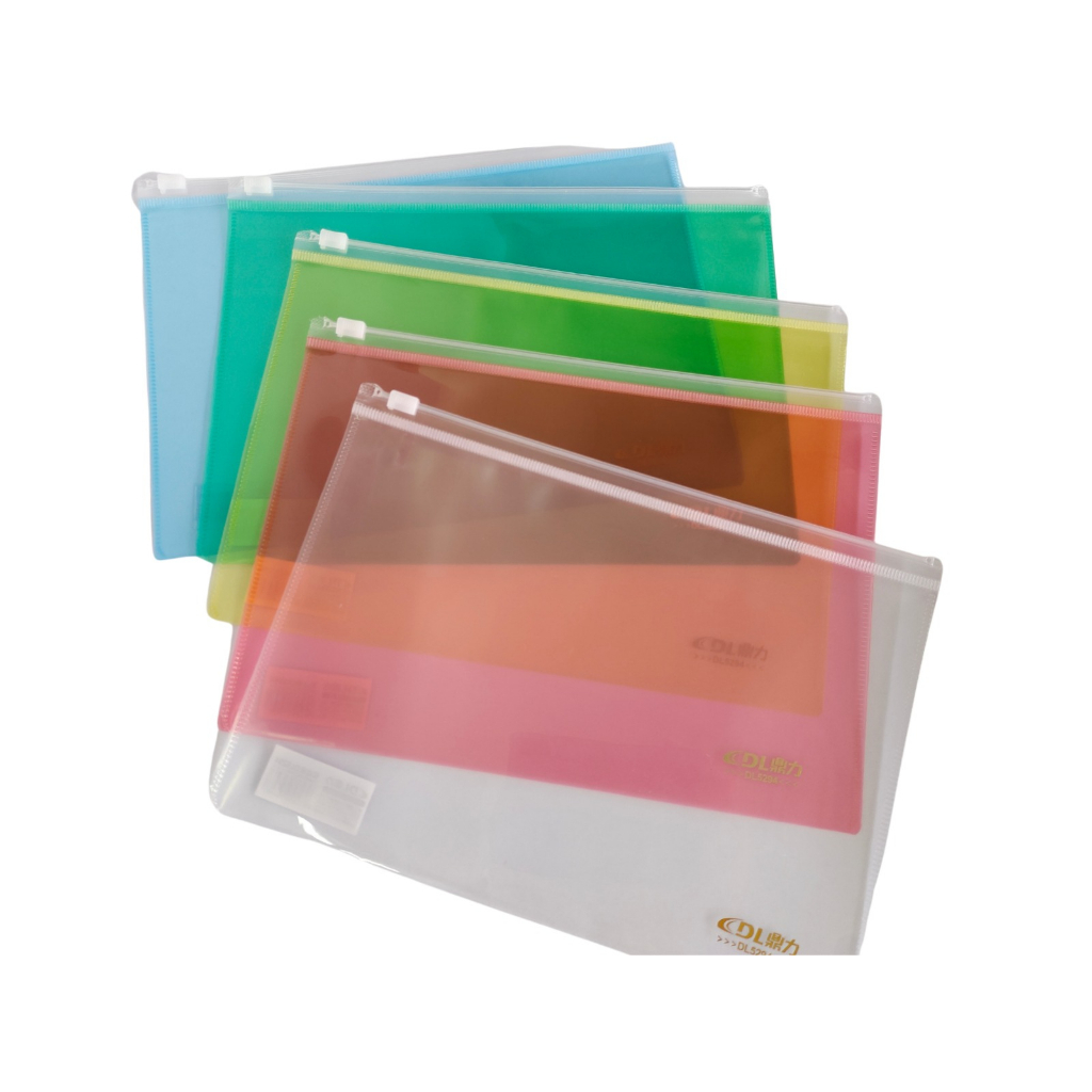 A5 Transparent Document Zip Bag Zip File (DL5294) | Shopee Malaysia