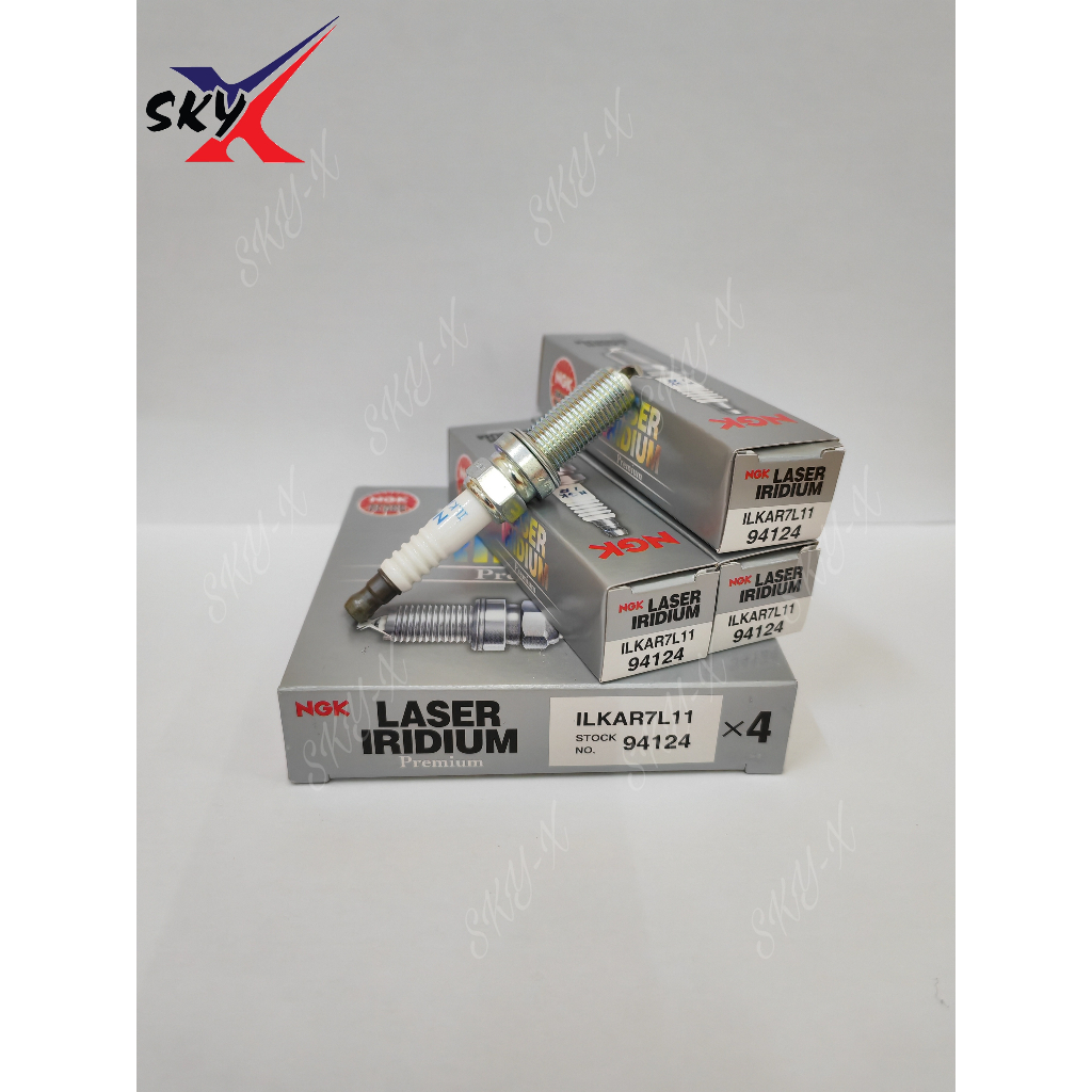 4 stuks NGK 94124 ILKAR7L11 Laser Iridium Spark Plug