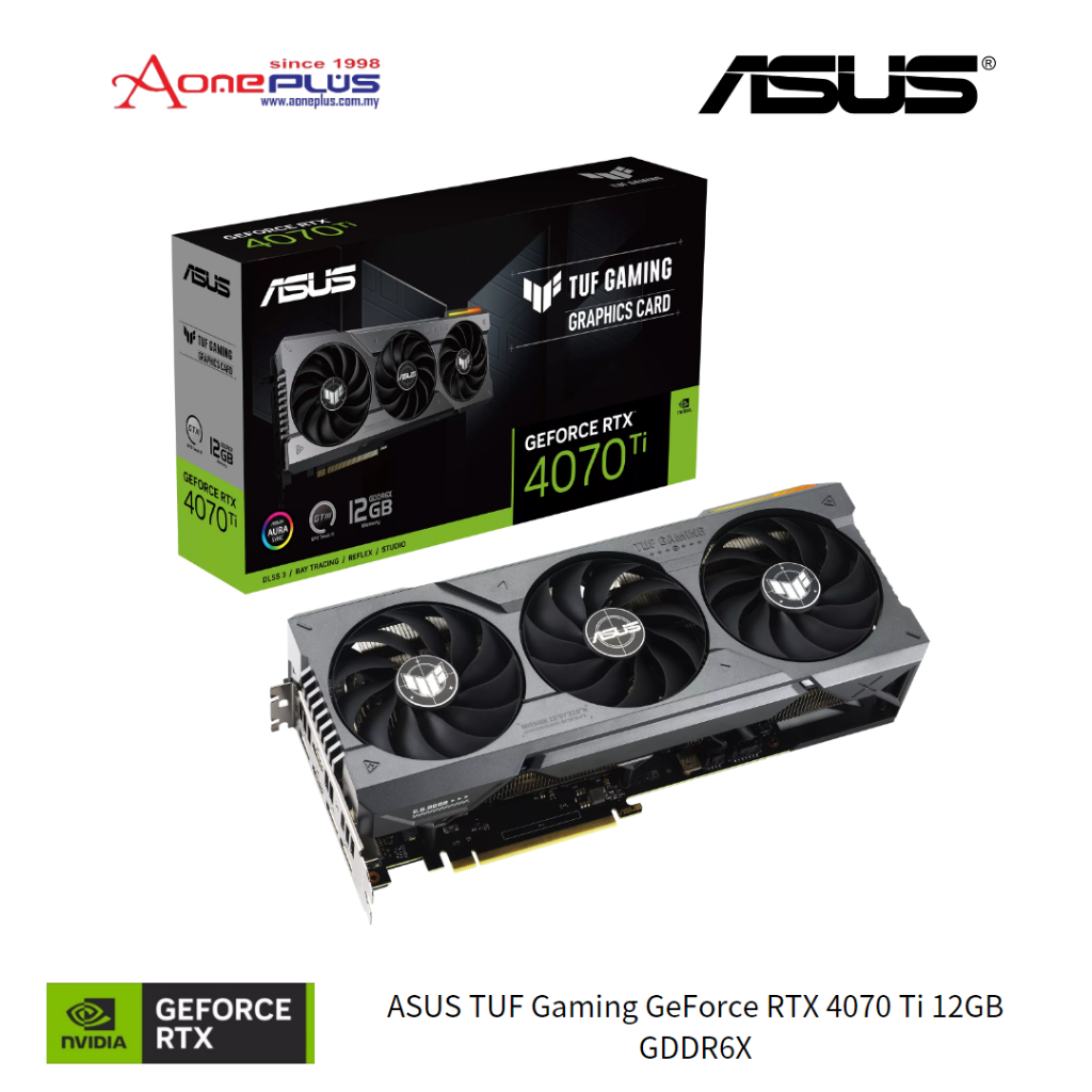 (AONE PLUS SS2) ASUS TUF Gaming GeForce RTX 4070 Ti 12GB GDDR6X ...