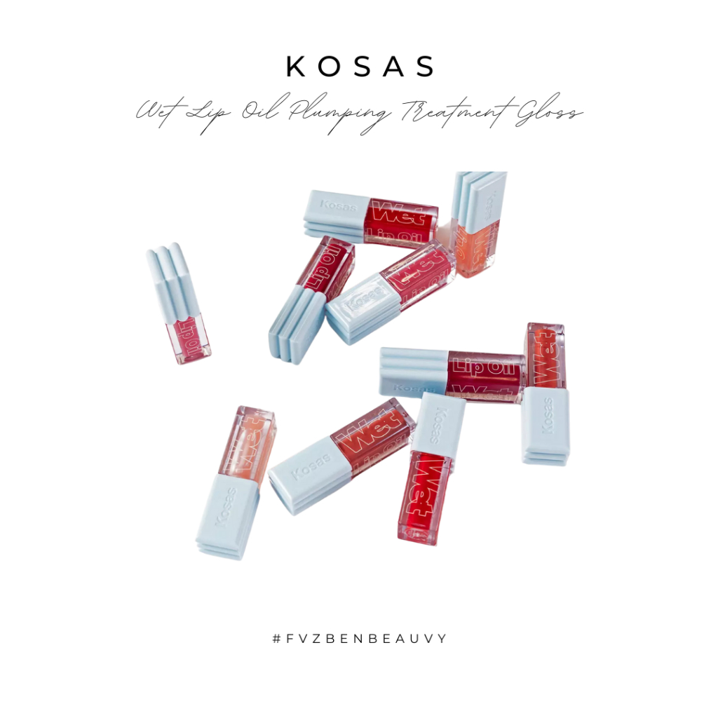 [READY STOCK] KOSAS Wet Lip Oil Plumping Treatment Gloss (FULL SIZE 4