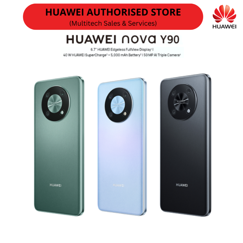 Huawei Nova Y90 Smartphone 8GB + 128GB 5000mah Large Battery 40w ...