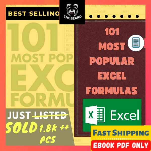 101 most popular excel formulas = Discover all the features & formulas ...