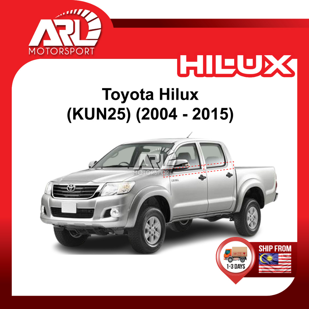 Toyota Hilux Vigo AN10 AN20 AN30 KUN25 KUN26 Door Moulding Seal Rubber