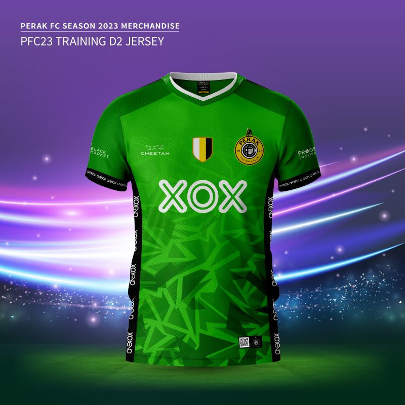 Perak FC Merchandise PFC Training Jersey Green Player Issue Season