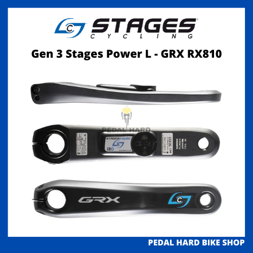 Stages Power L Shimano GRX RX810 Left Crank Arm Cycling Power Meter