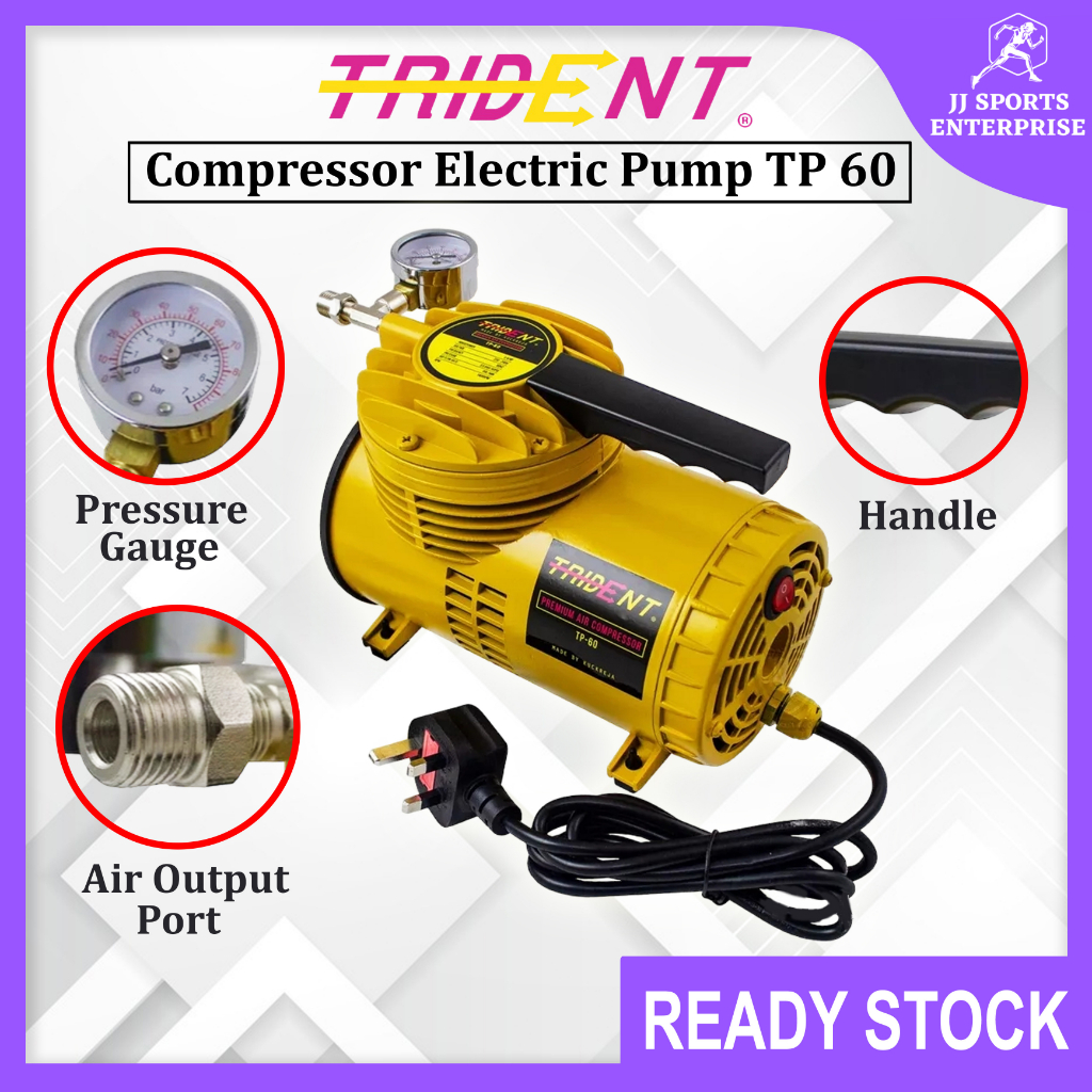 Trident Compressor Electric Pump TP 60 Air Pump Air Compressor