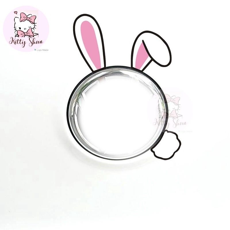 Car Sticker Rabbit Ears and Tail - Telinga dan Ekor Arnab Sticker ...
