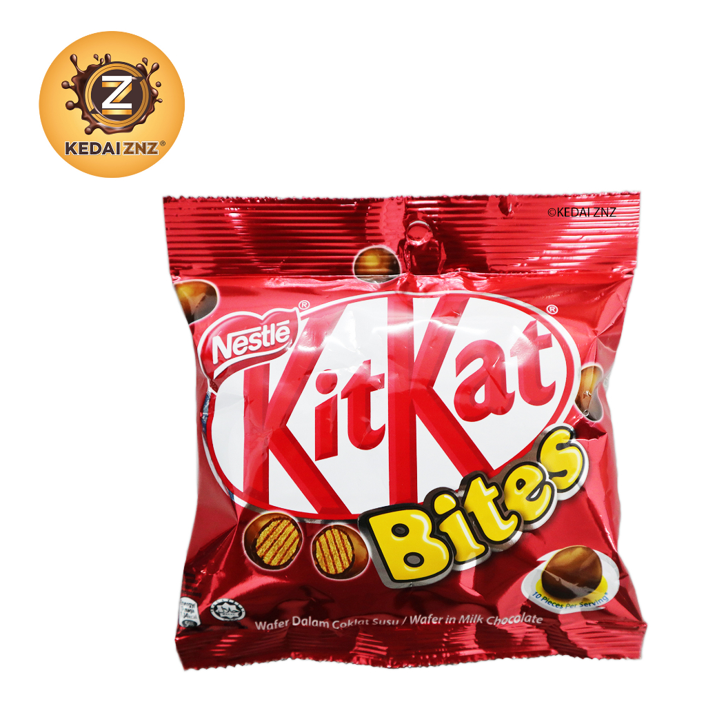 Chocolate Nestle KitKat Bites Wafer Milk Chocolate Bag 100g Coklat