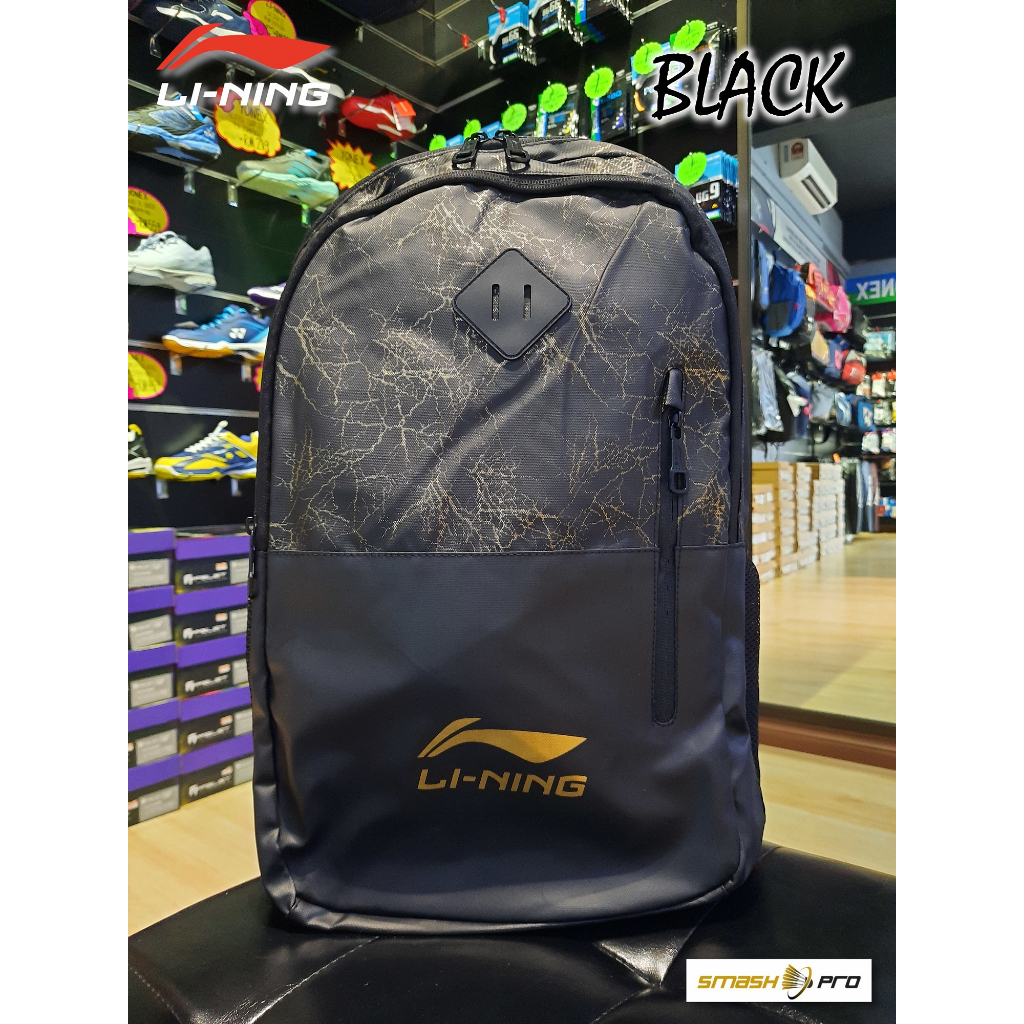 LI-NING BACKPACK ABSR439 - (BLACK), (DARK GRAY) and (NAVY) | Shopee ...