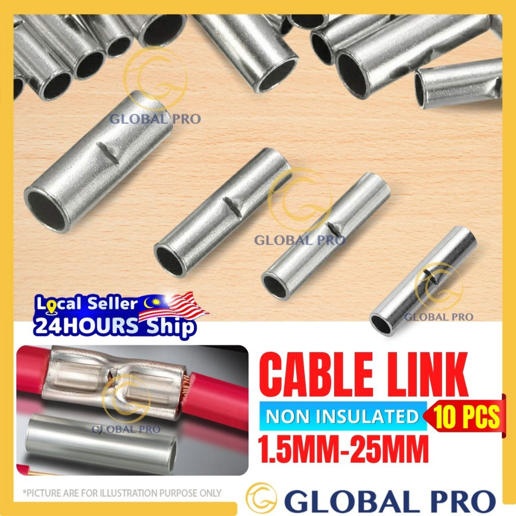 10PCS 1.5-25mm SC CABLE LINK Penyambung Kabel Copper Cable Joint ...