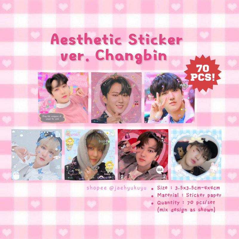 (P4) TXT Enhypen Stray kids Ateez P1Harmony Happy Mail Sticker ...